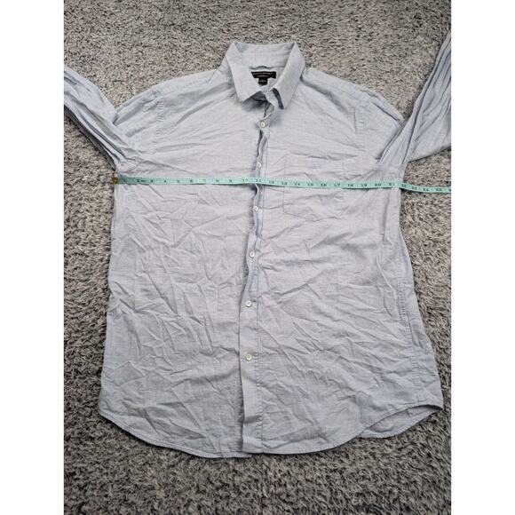 Banana Republic Shirt Men Large Blue Classiccore Preppy Standard Fit Casual - Picture 3 of 7